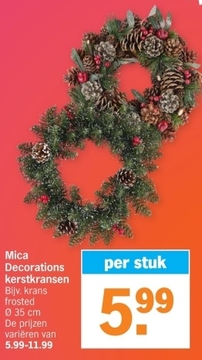 Aanbieding: Mica Decorations kerstkransen