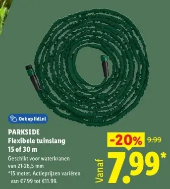 Aanbieding: Flexibele tuinslang