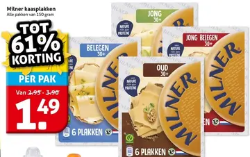 Aanbieding: Milner kaasplakken
