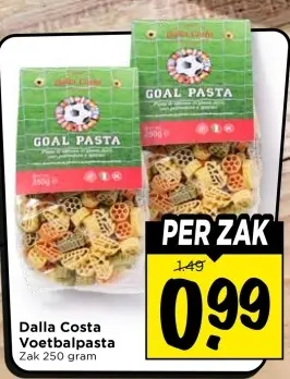 Aanbieding: Voetbalpasta