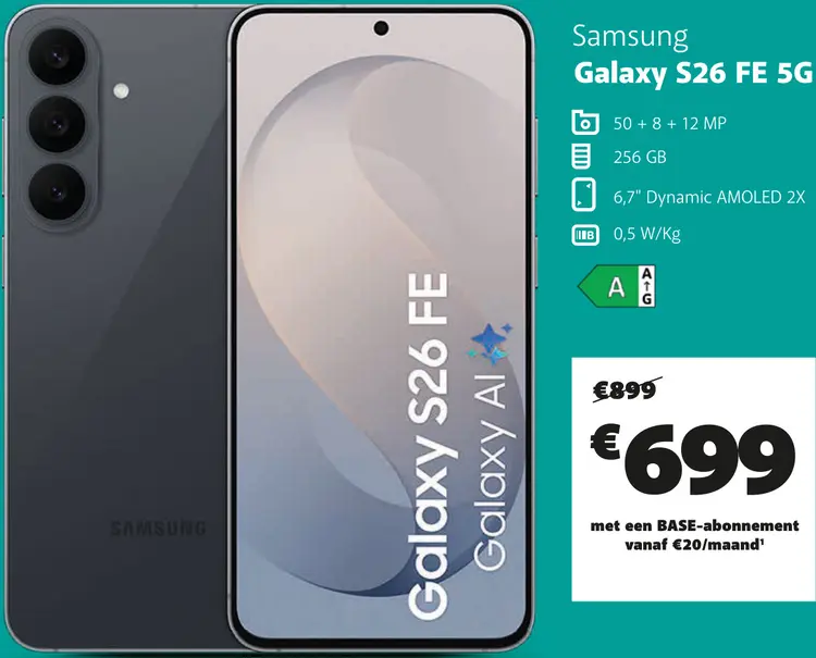 Promotie: Galaxy S26 FE 5G