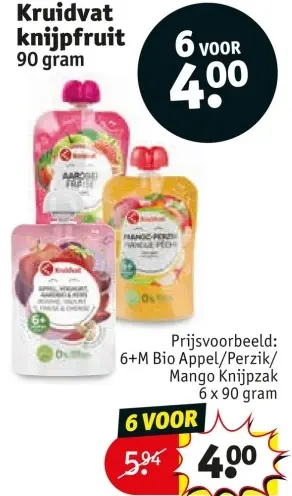 Aanbieding: knijpfruit