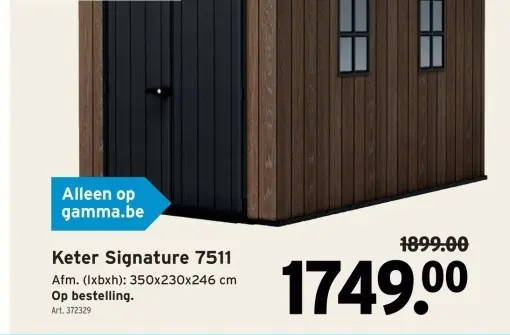 Promotie: Keter Signature 7511