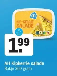 Aanbieding: Kipkerrie salade