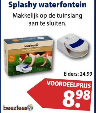 Aanbieding: Splashy waterfontein
