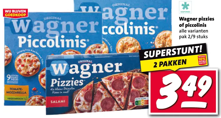 Aanbieding: Pizzies of piccolinis