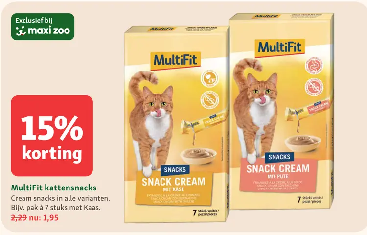 Aanbieding: MultiFit kattensnacks