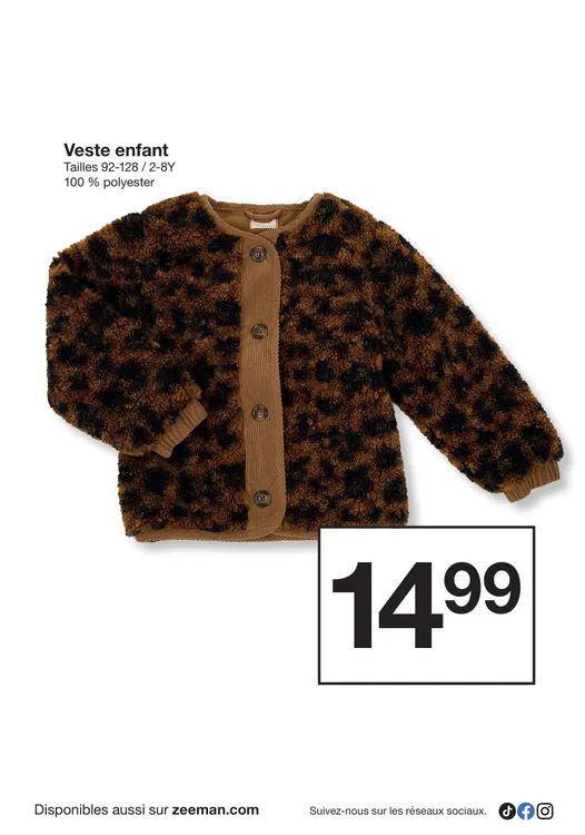 Offre: Veste enfant