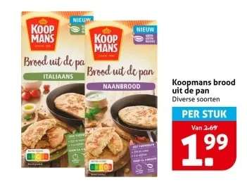 Aanbieding: Koopmans brood uit de pan