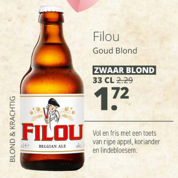 Aanbieding: Filou Goud Blond ZWAAR BLOND 33 CL