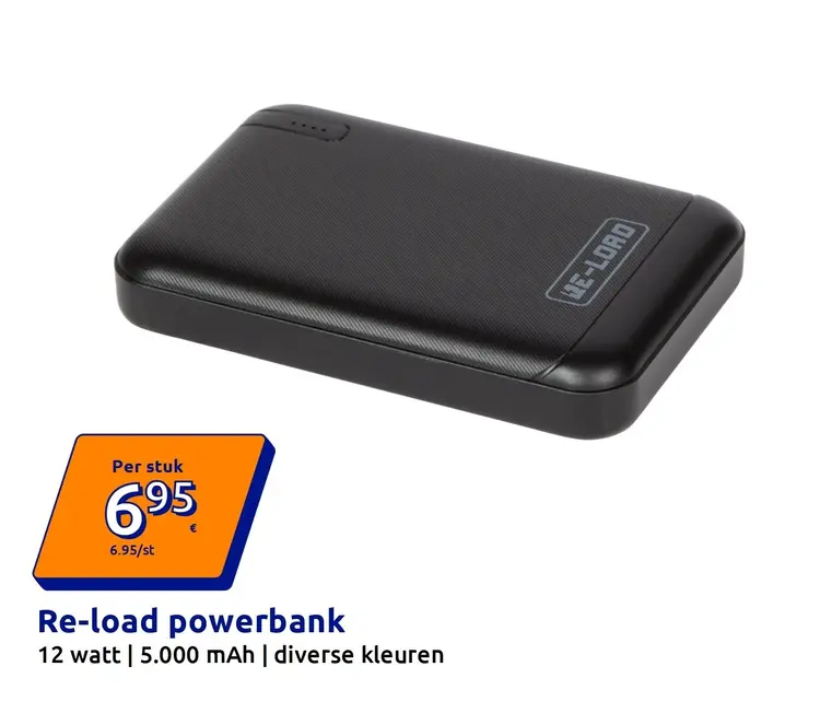 Promotie: Re-load powerbank