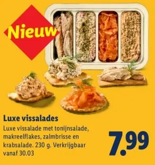 Aanbieding: Luxe vissalades