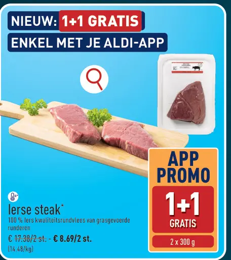 Promotie: Ierse steak