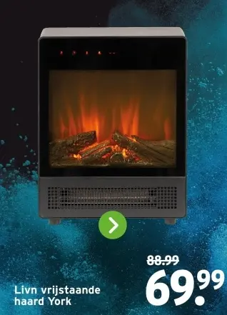 Aanbieding: vrijstaande haard York