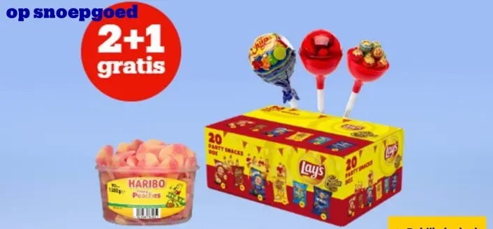 Aanbieding: Party Snacks Box and Haribo Peaches