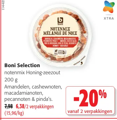 Promotie: Notenmix Honing-zeezout
