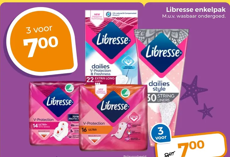 Aanbieding: Libresse dailies V-Protection & Freshness, da