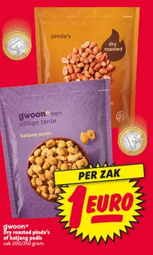 Aanbieding: Dry roasted pinda's of katjang pedis