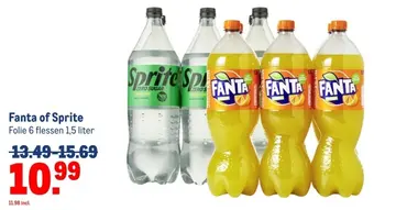 Aanbieding: Fanta of Sprite