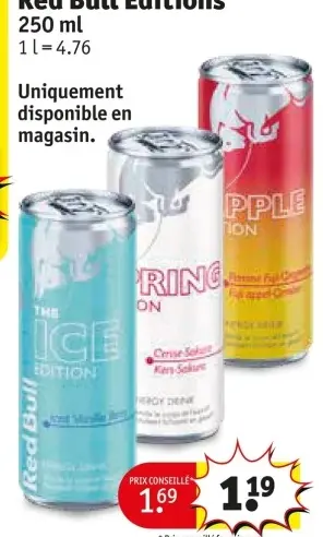 Offre: Red Bull Editions