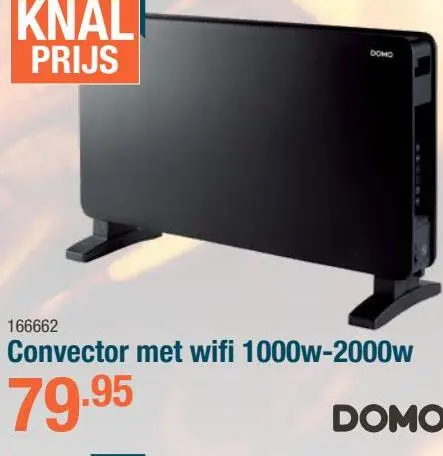 Aanbieding: Convector met wifi
