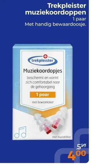 Aanbieding: Muziekoordoppen