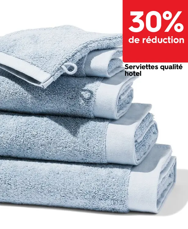 Offre: Serviettes qualité hotel