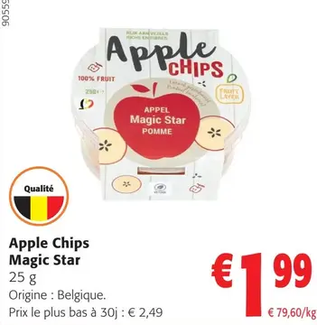 Offre: Apple Chips Magic Star