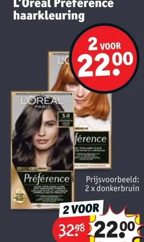 Promotie: Preference haarkleuring