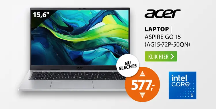 Aanbieding: Acer Aspire Go 15 (AG15-72P-50QN)