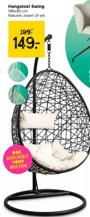 Aanbieding: Hangstoel Swing