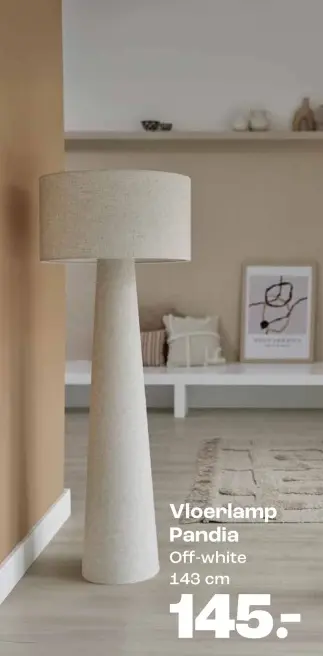 Promotie: Vloerlamp Pandia
