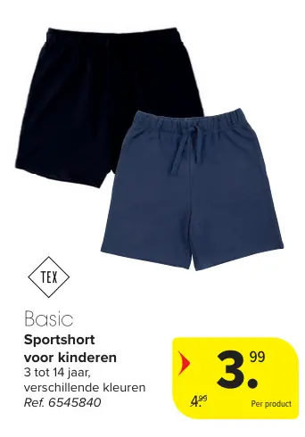 Offre: Sportshort