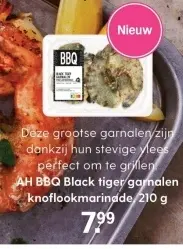 Aanbieding: AH BBQ Black tiger garnalen knoflookmarinade
