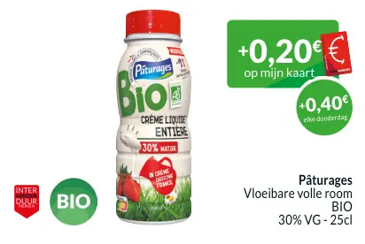 Aanbieding: Vloeibare volle room