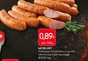 Aanbieding: Kiełbasa morlińska z szynki