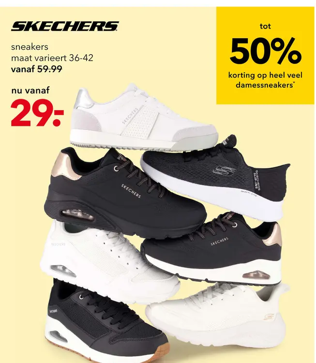 Aanbieding: Sketchers sneakers