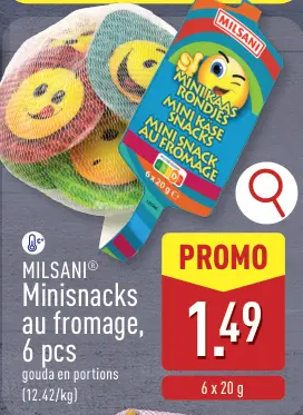 Offre: Minisnacks au fromage
