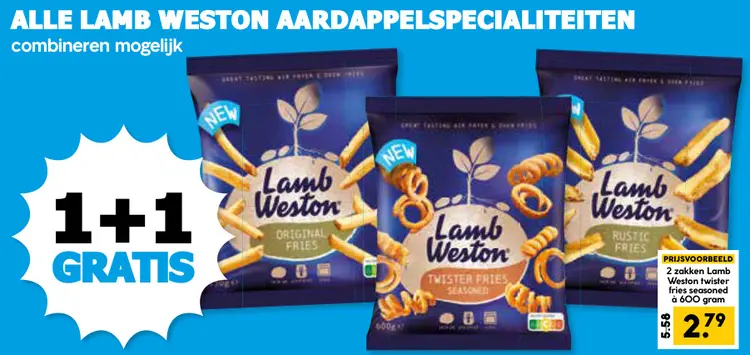 Aanbieding: Alle Lamb Weston aardappelspecialiteiten