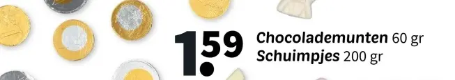 Aanbieding: Chocolademunten Schuimpjes