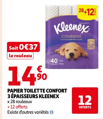 Promotie: Papier toilette confort