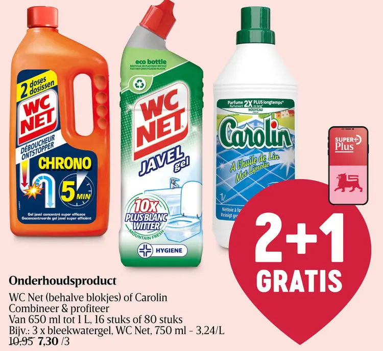 Promotie: Onderhoudsproduct