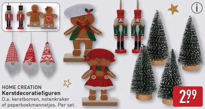 Aanbieding: Kerstdecoratiefiguren
