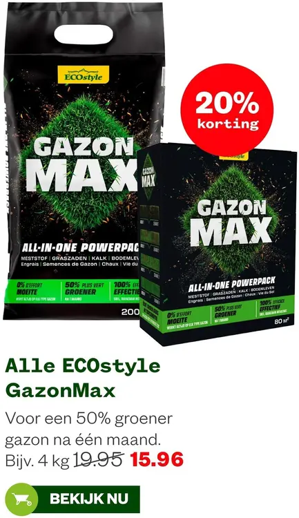 Aanbieding: GazonMax