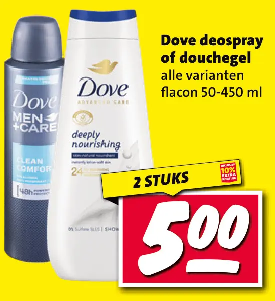 Aanbieding: Deospray of douchegel