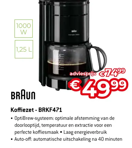 Promotie: Koffiezet - BRKF471