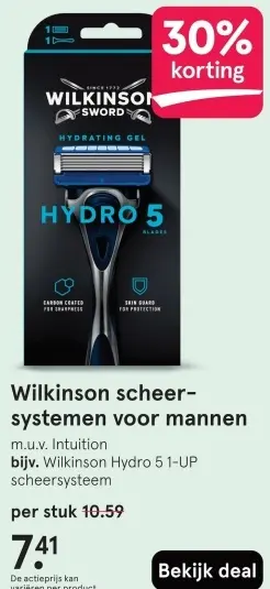 Aanbieding: Wilkinson scheersystemen voor mannen