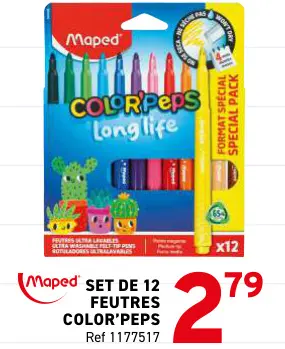 Offre: Feutres color'peps