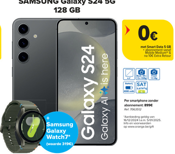 Aanbieding: Samsung Galaxy S24 5G 128 GB