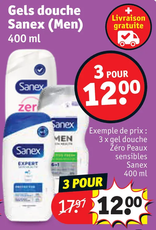 Offre: Gels douche